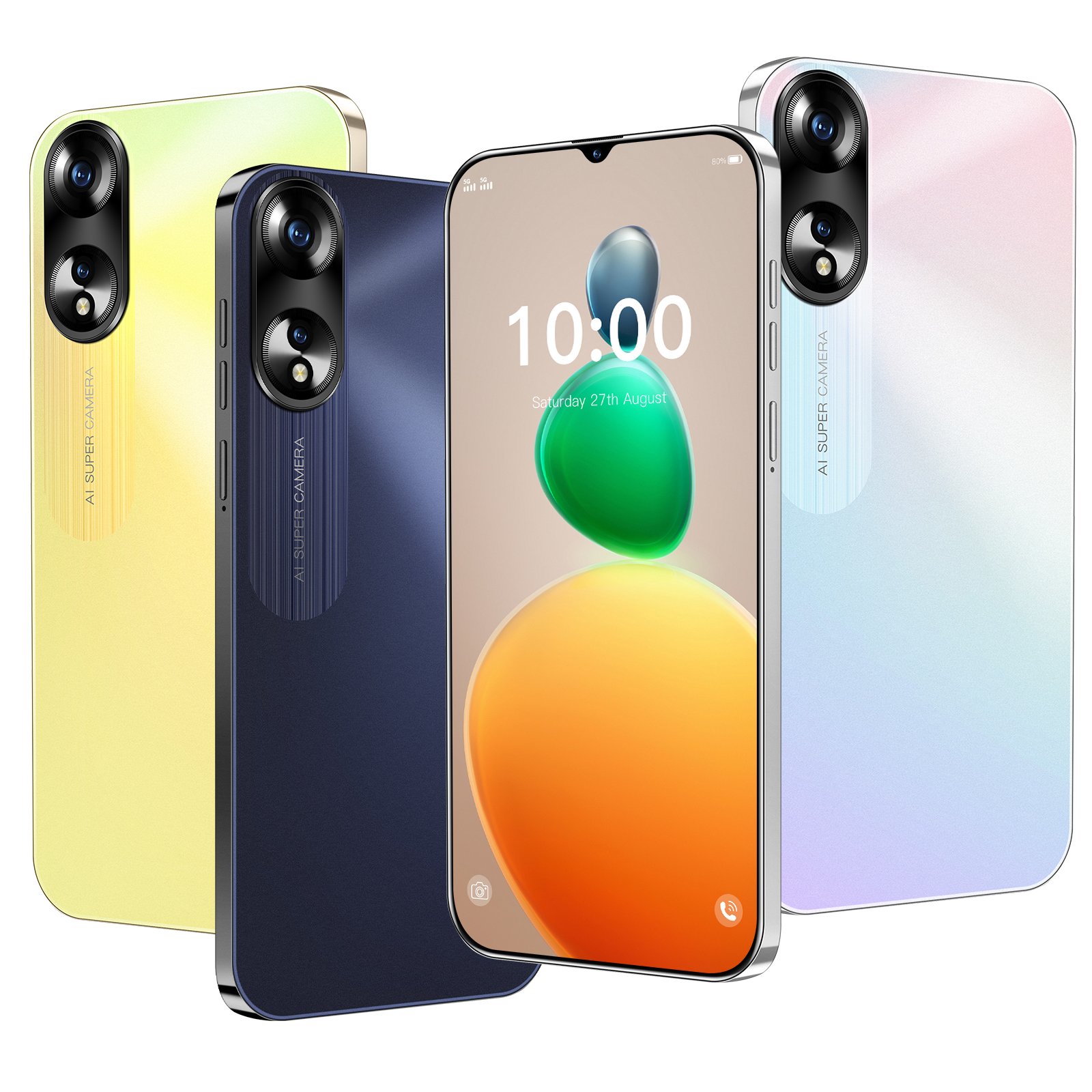 A38 phone 3g&4g smartphone A70 cellphone cheap smartphones fingerprint phone